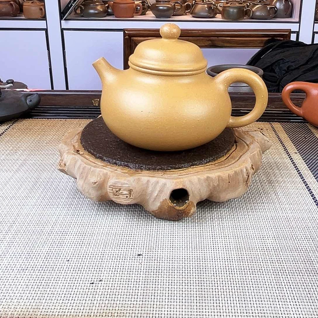 紫砂茶壶宜兴紫砂黄金段260c c