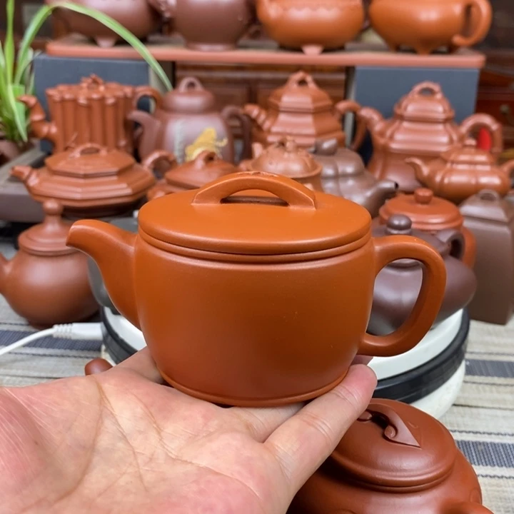茶壶紫砂汉瓦120-200cc原矿赵庄朱泥特价