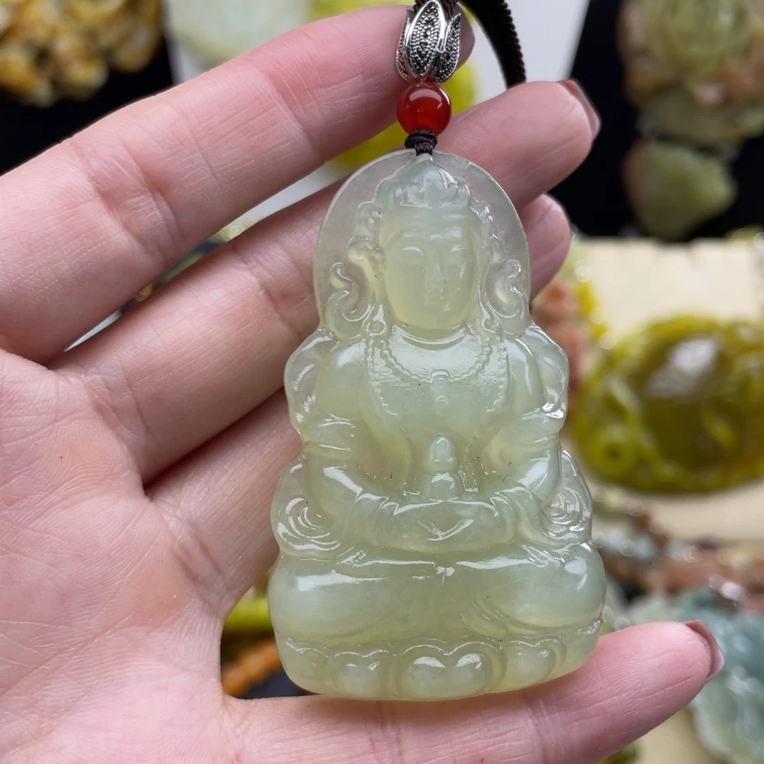 未镶嵌蛇纹石玉颈饰