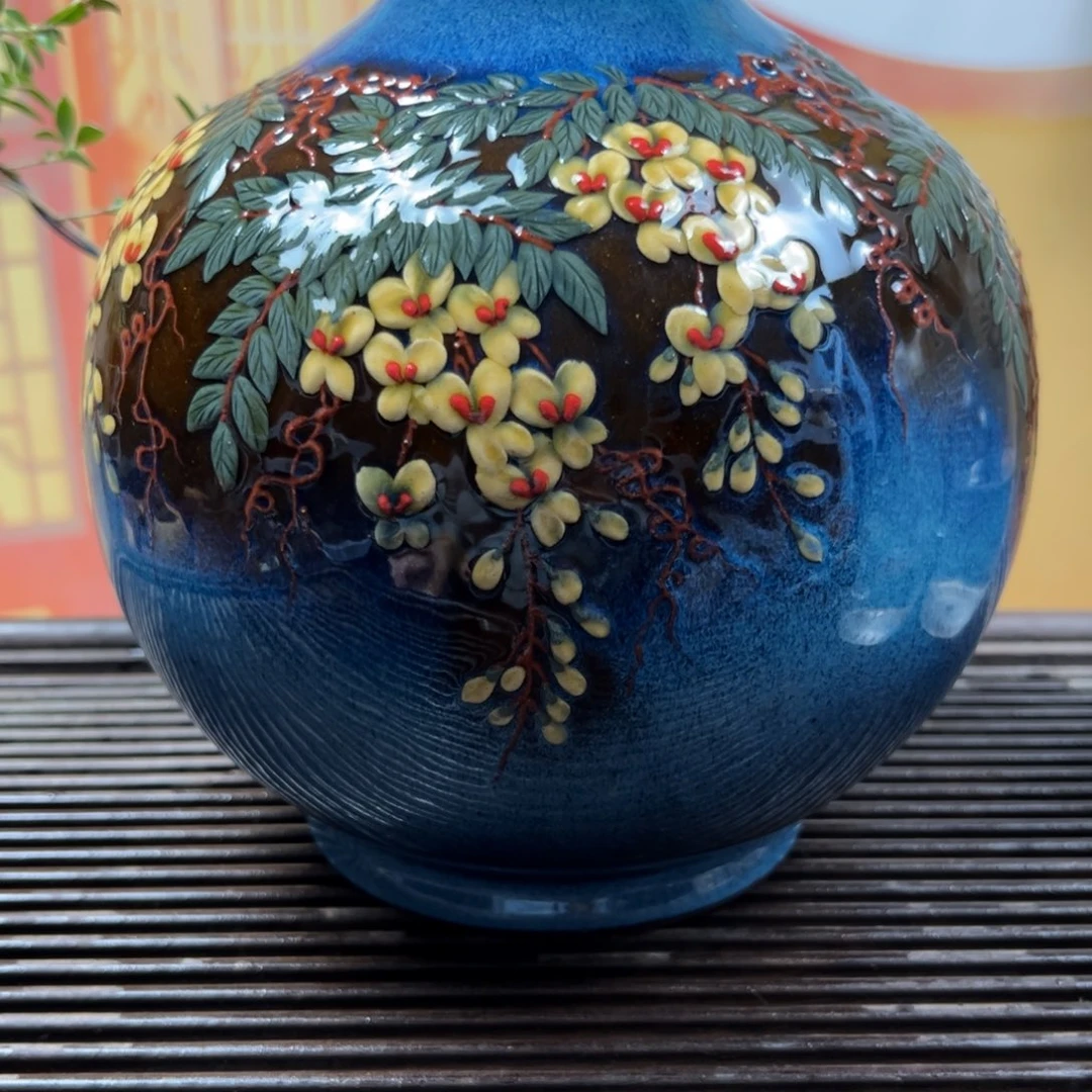 茶壶紫砂花瓶，紫砂泥