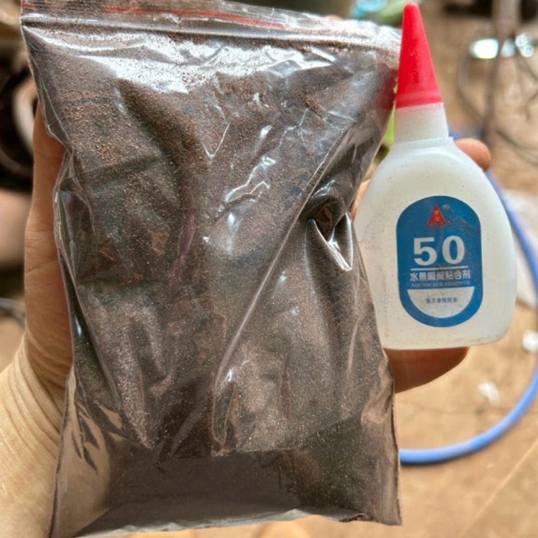 骨架胶防水强力速干鱼缸假山造景专用骨架胶水陆缸粘石粘木适用