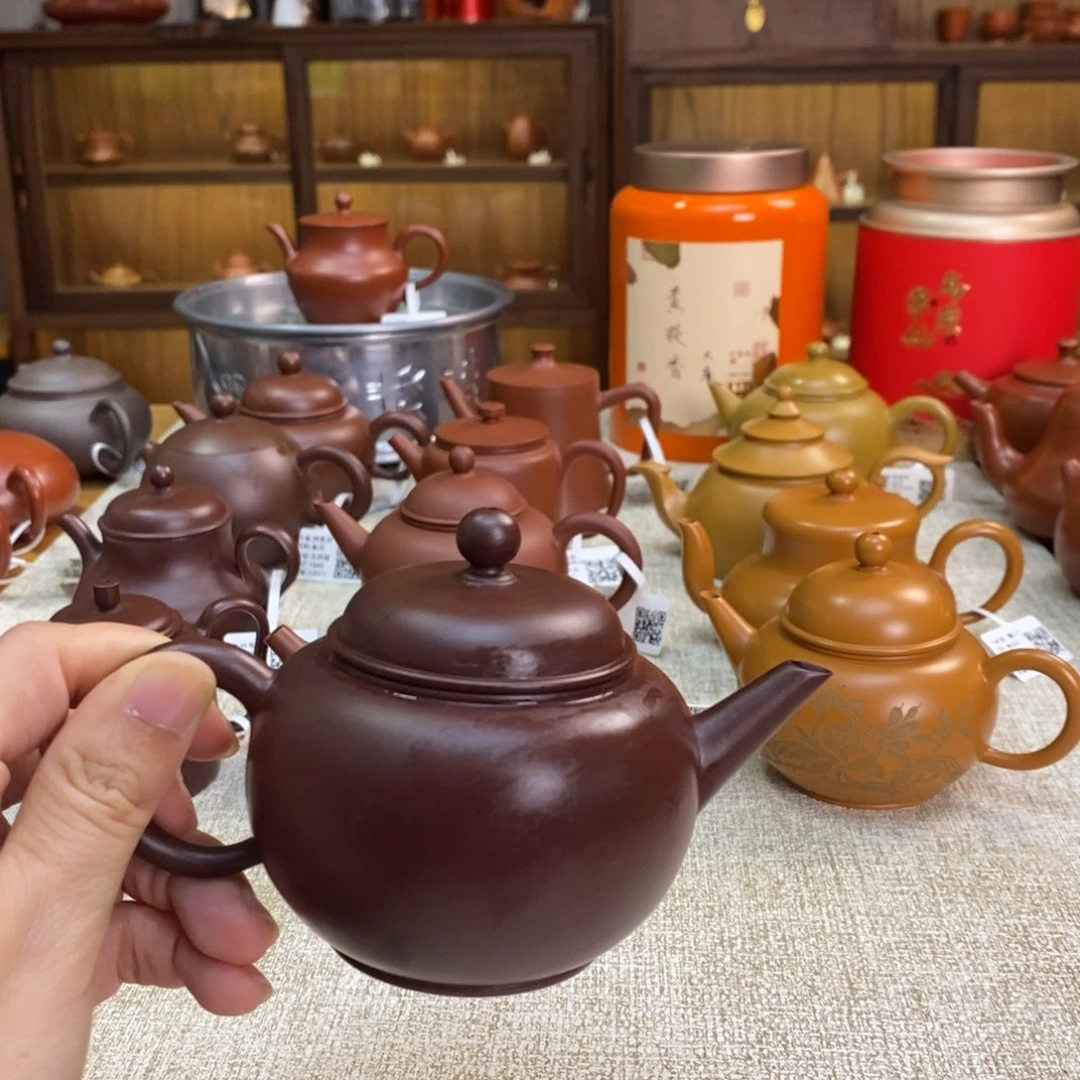 紫砂茶壶茶**想潮州手拉壶