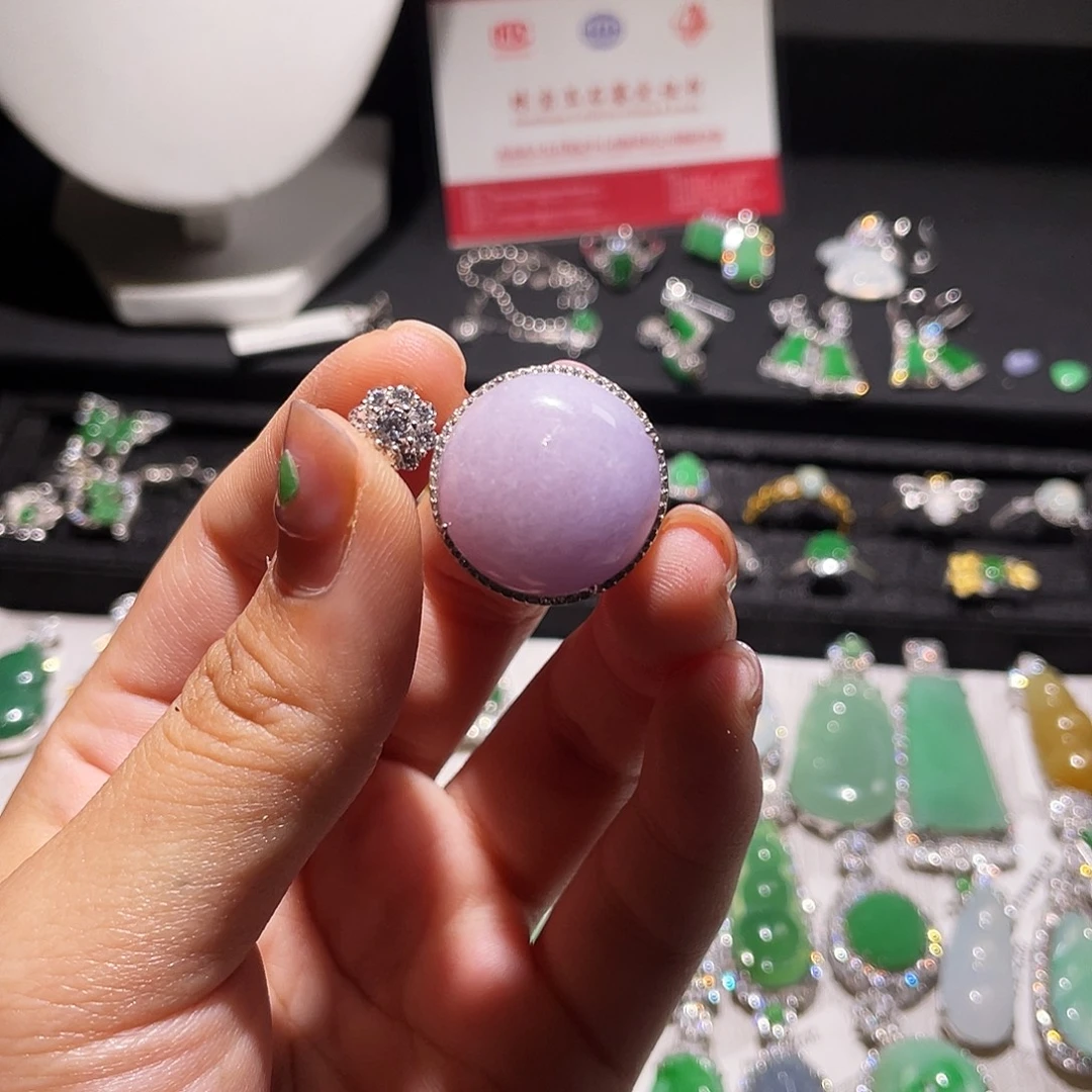 蜕***】翡翠银S925镶嵌颈饰