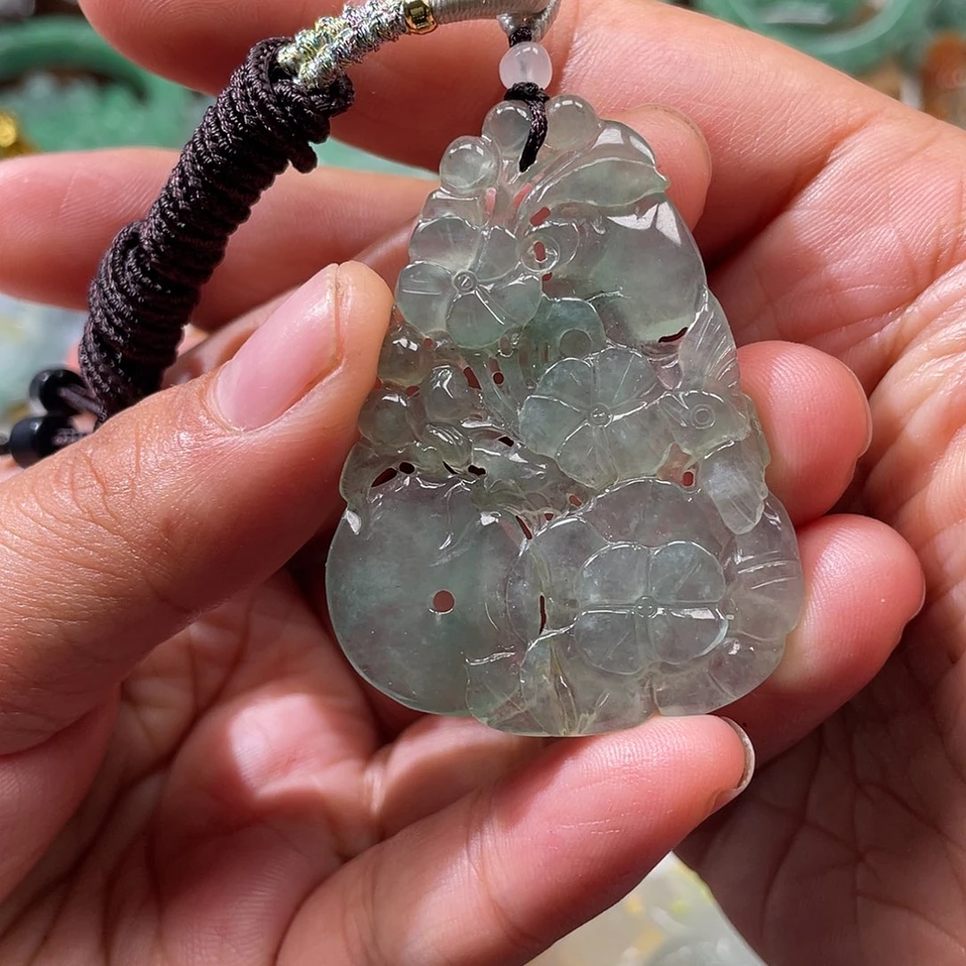 颈饰未镶嵌翡翠翡玉缘翡翠