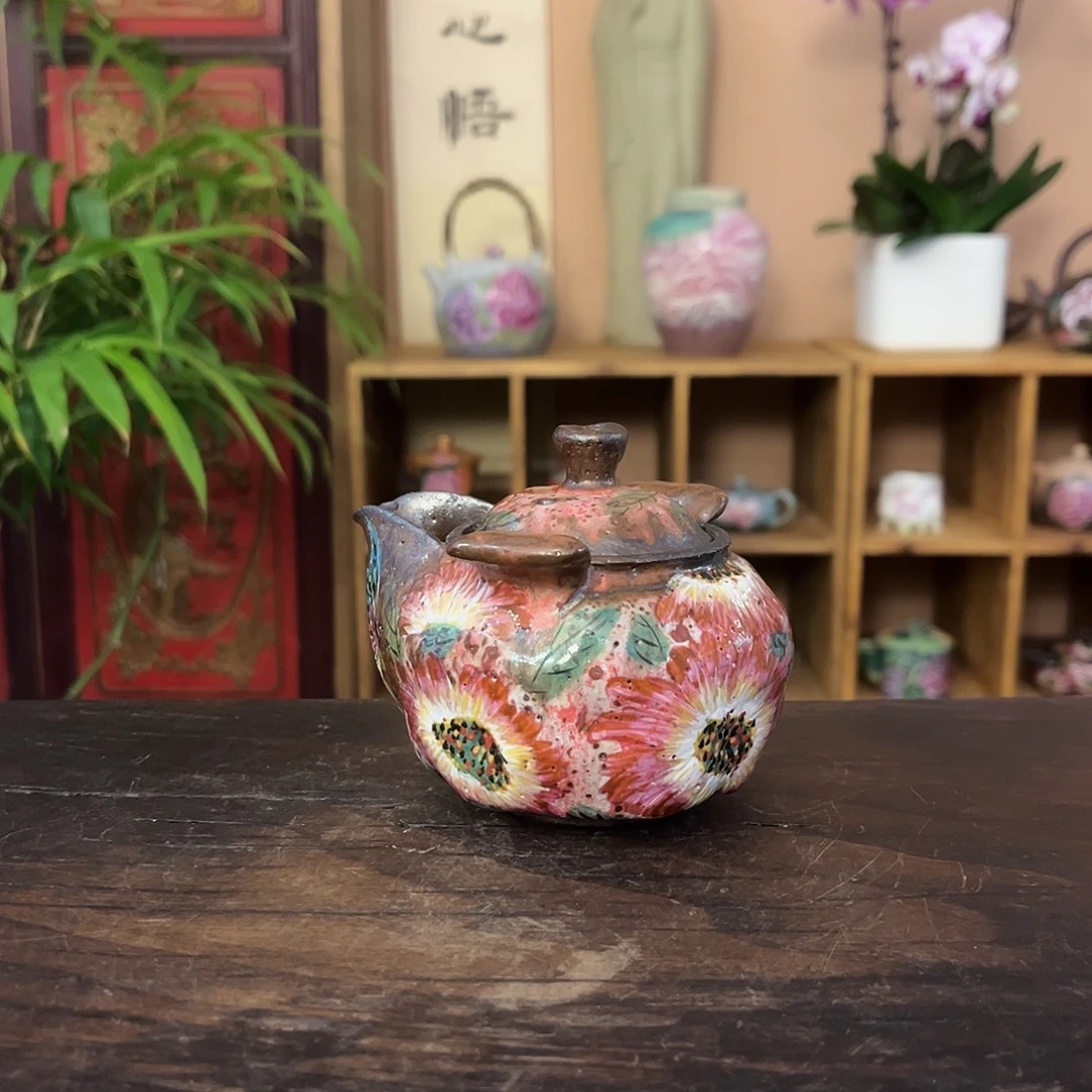 景德镇纯手工手绘柴烧