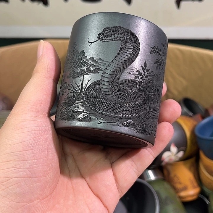 茶杯紫砂全手工紫砂主人杯