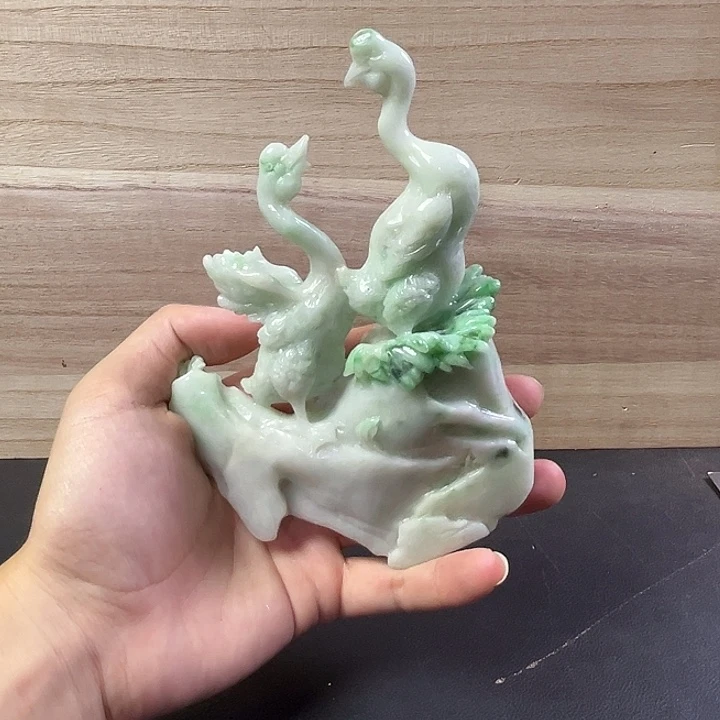 翡翠未镶嵌摆件翡翠