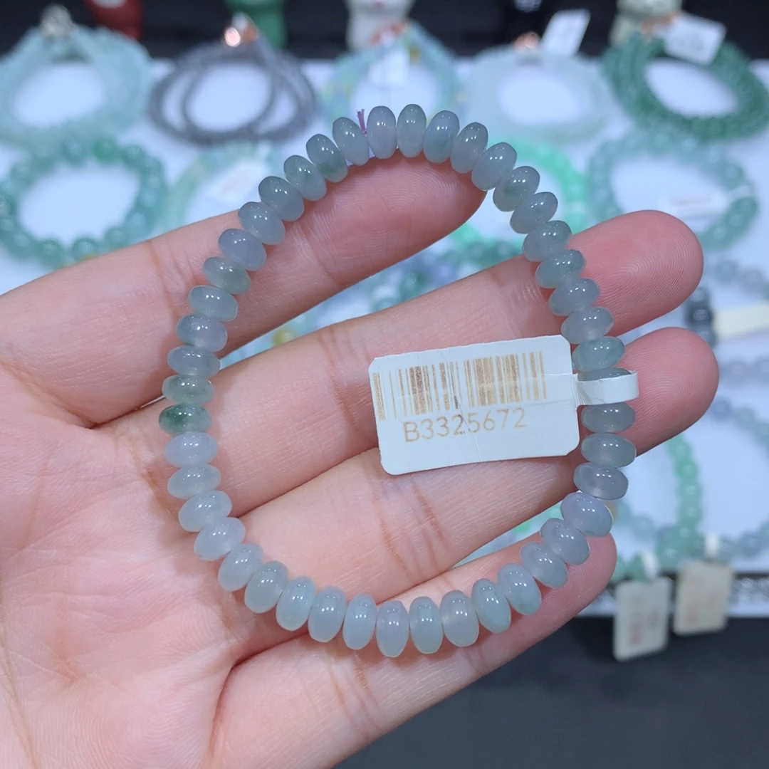 未镶嵌手串翡翠天然
