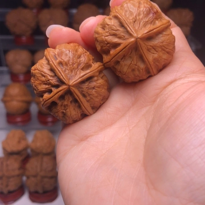 吊坠文玩核桃6骰子四棱