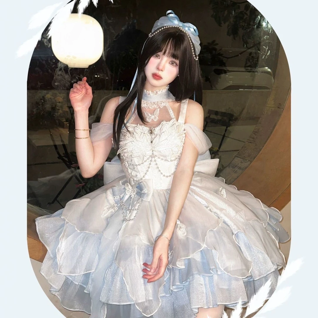 小鱼【01-50号】夏季甜美少女心软妹萝莉lolita学生爆款公主裙甜美