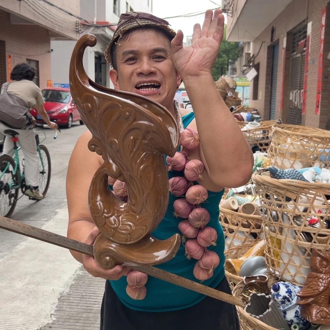高温陶瓷工艺饰品（部分微瑕）99底部带孔