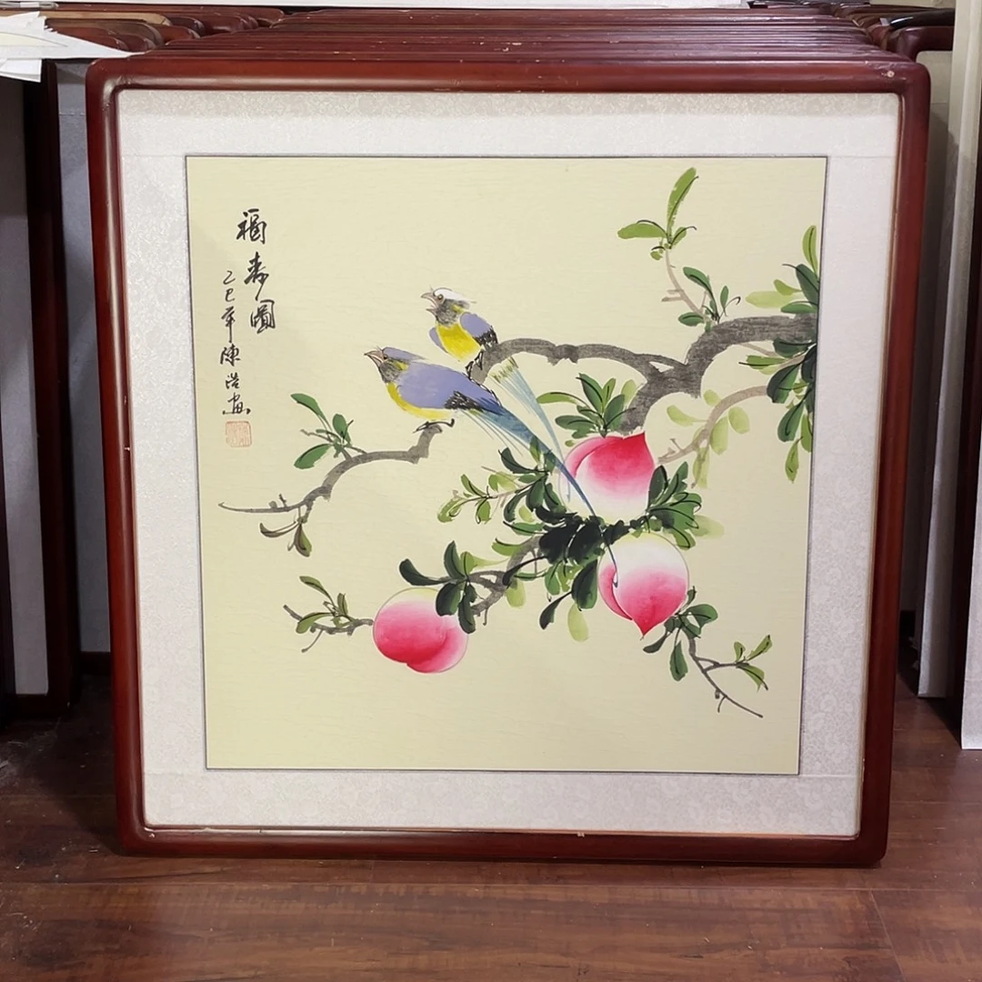 国画带框尺寸63*63厘米