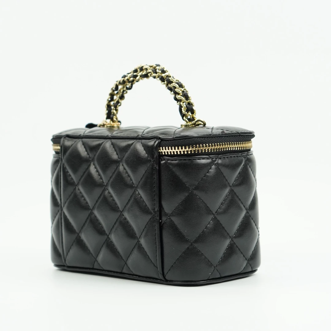 F6182# 时尚菱格纹手提斜挎包