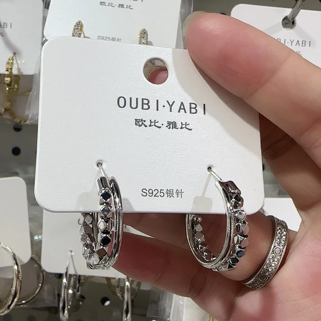 锆石纯铜合金2厘米耳圈