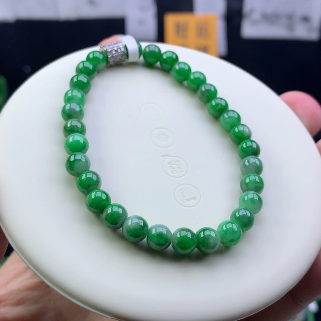 未镶嵌手串翡翠卡