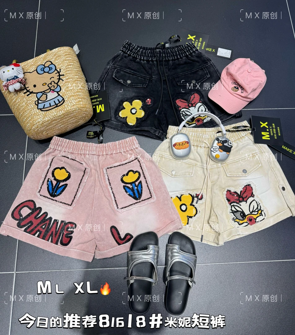 SZ•STUDIO/MX/思思/牛仔卡通/短裤