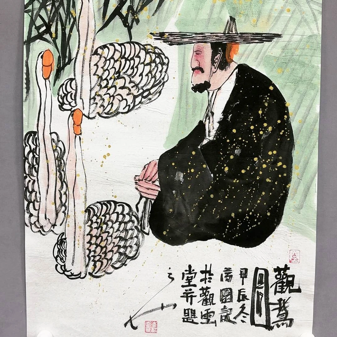 国画国画纯手绘作品请放心去藏