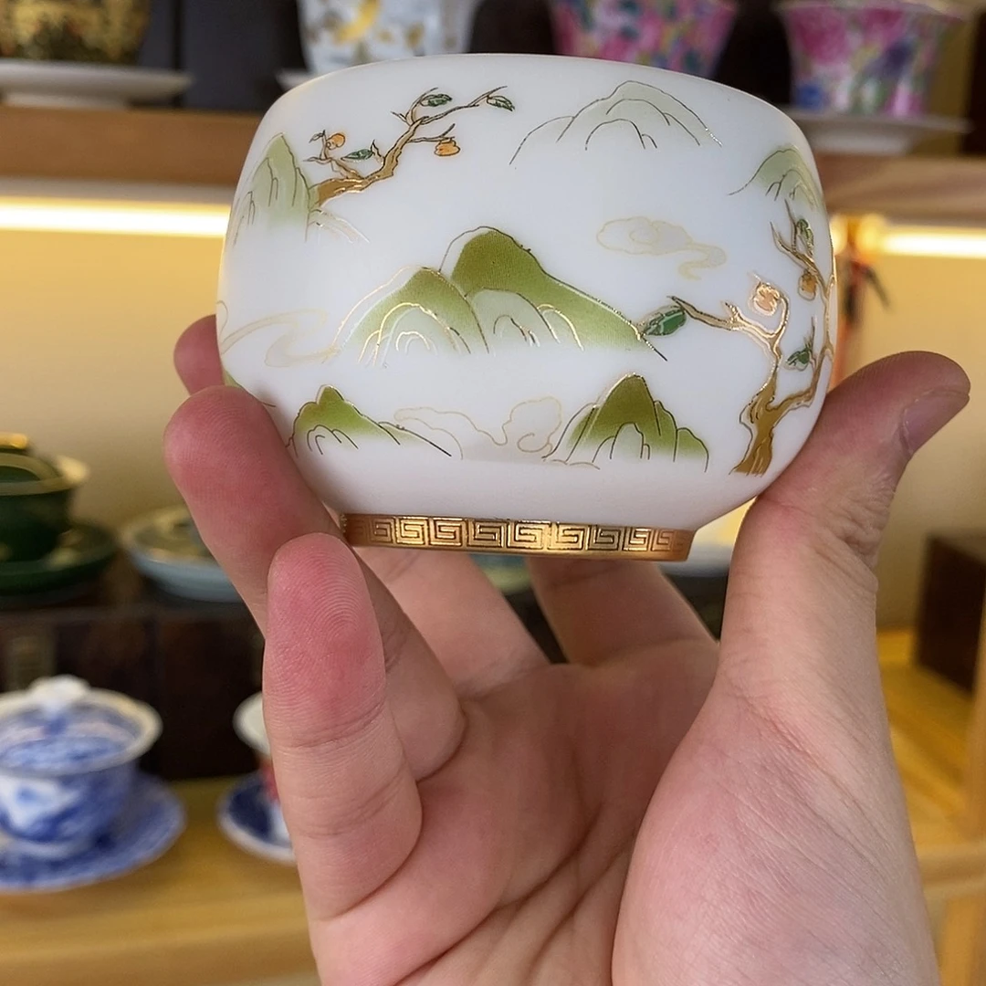 盖碗好漂亮好喜欢好喜欢