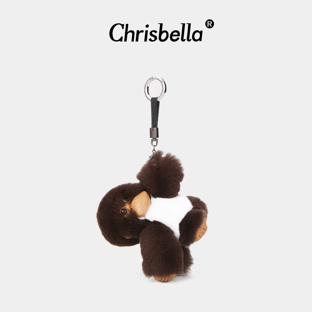 CHRSBELLA毛绒獭兔毛挂件