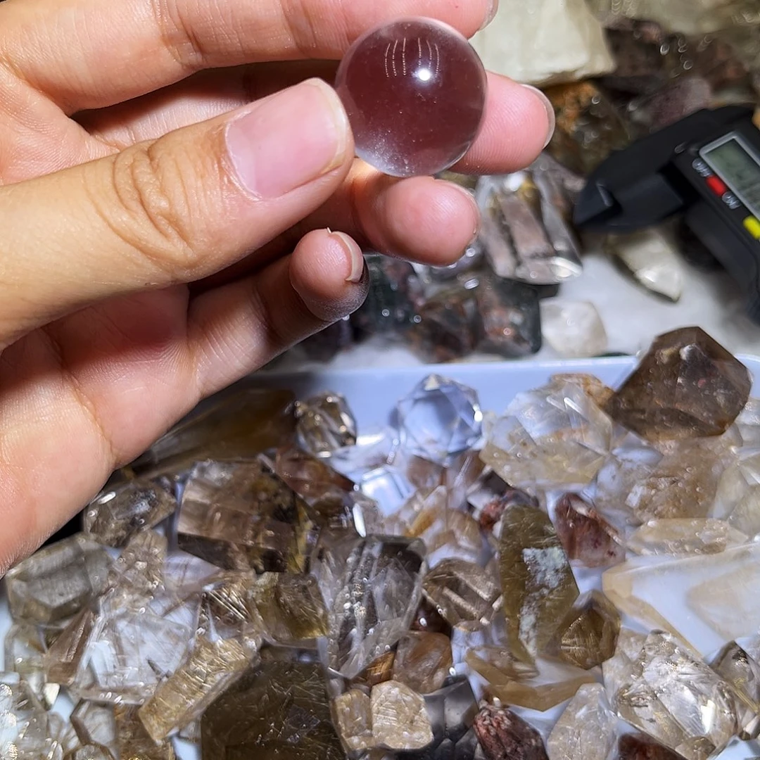 *****烟晶戒指银S925镶嵌