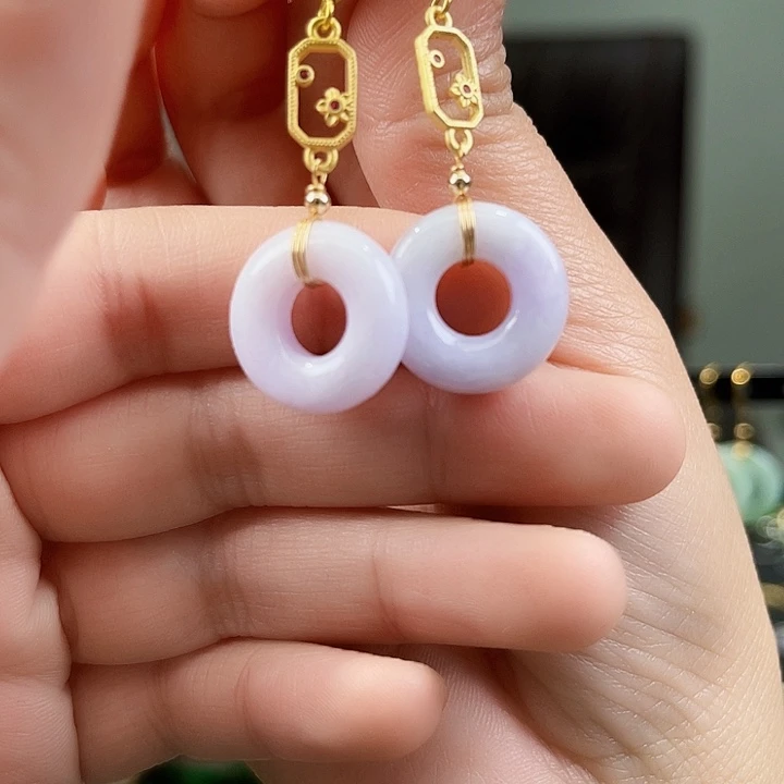 翡翠耳饰未镶嵌饰品