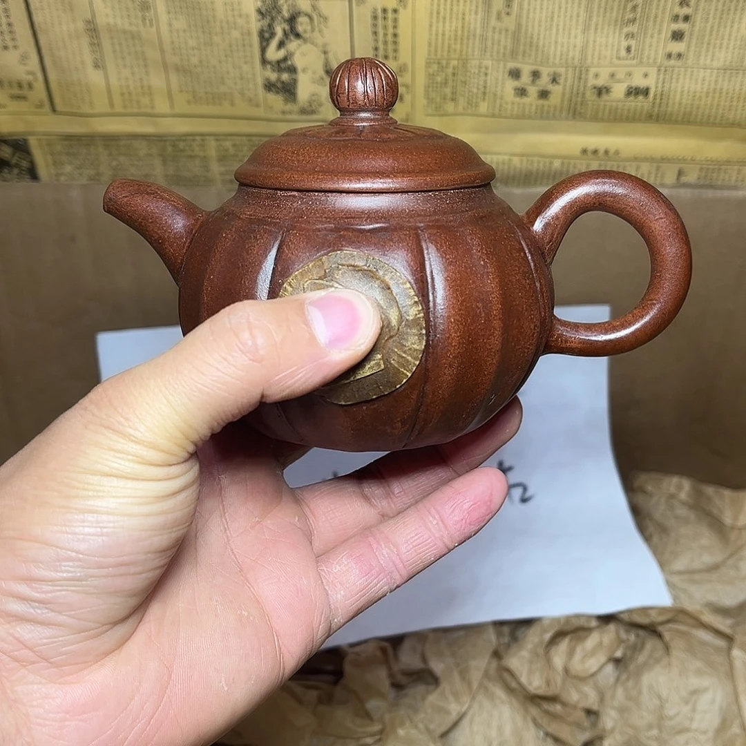 雾***花紫砂茶壶宜兴原矿紫砂壶