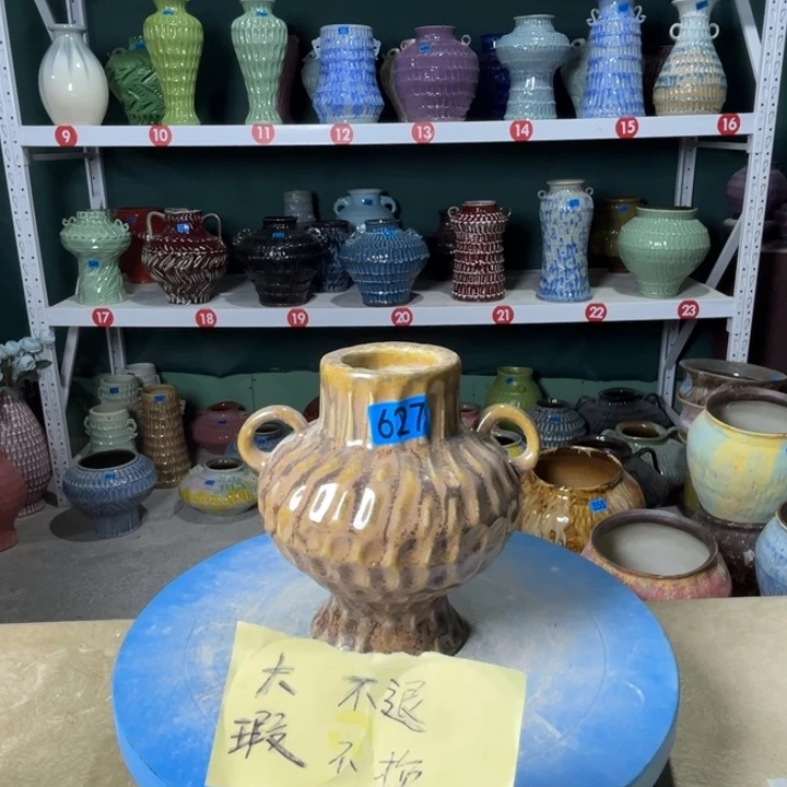 景德镇陶瓷花盆花器627