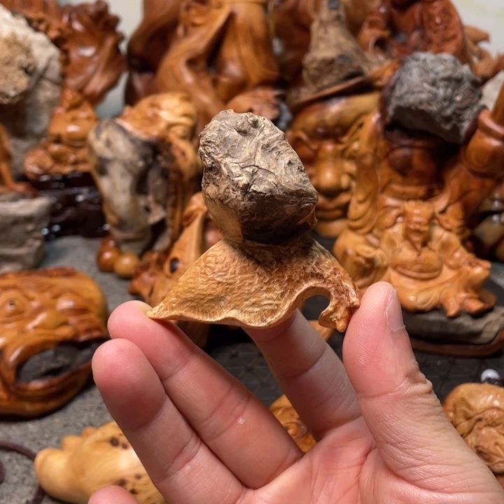 柏木蜗牛手把件手把