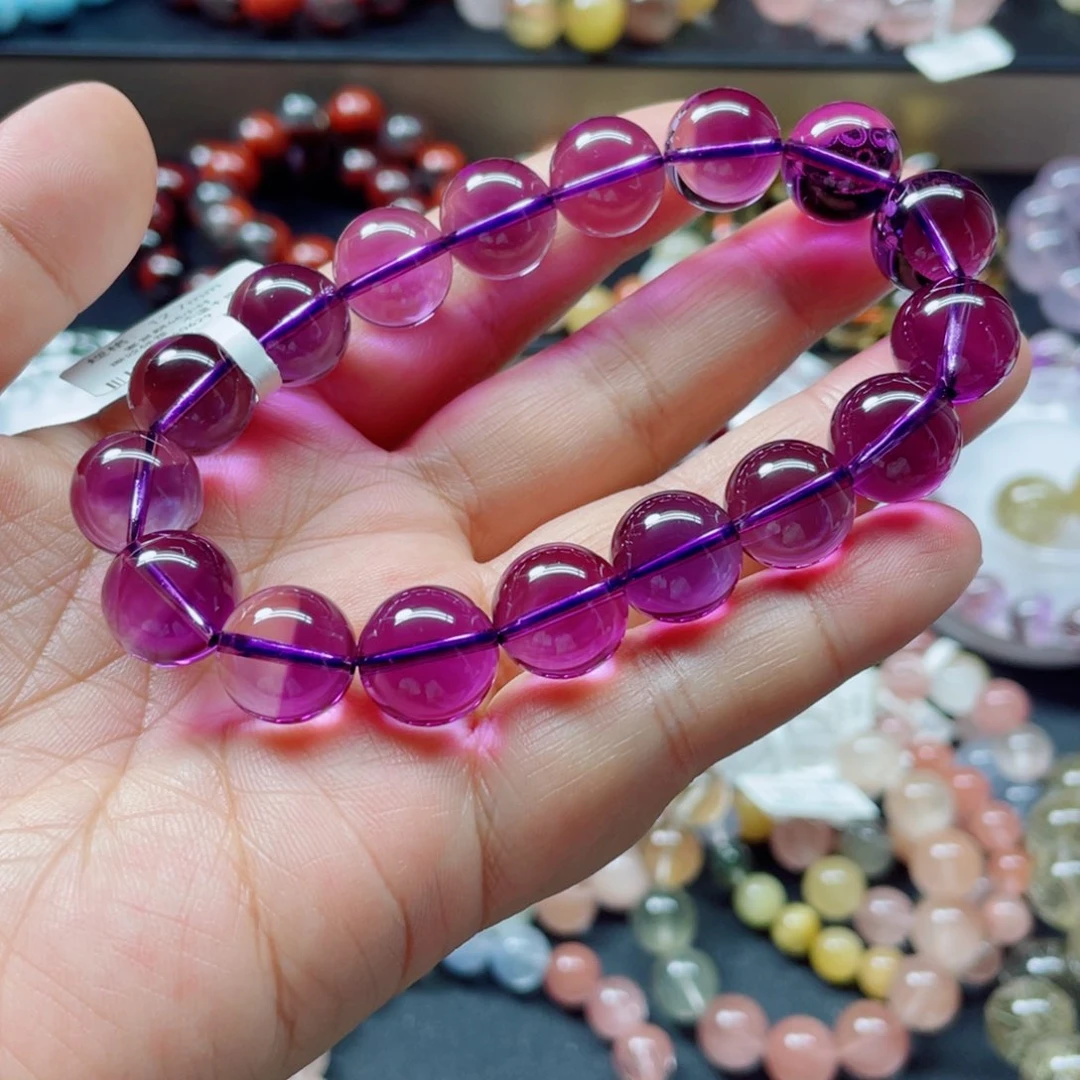 L****水晶手链未镶嵌紫水晶手链，47.8