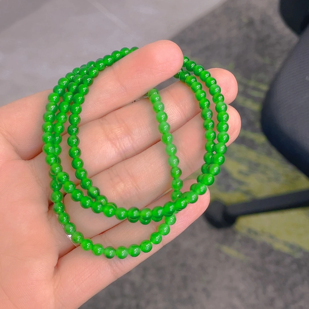 翡翠未镶嵌项链卡4