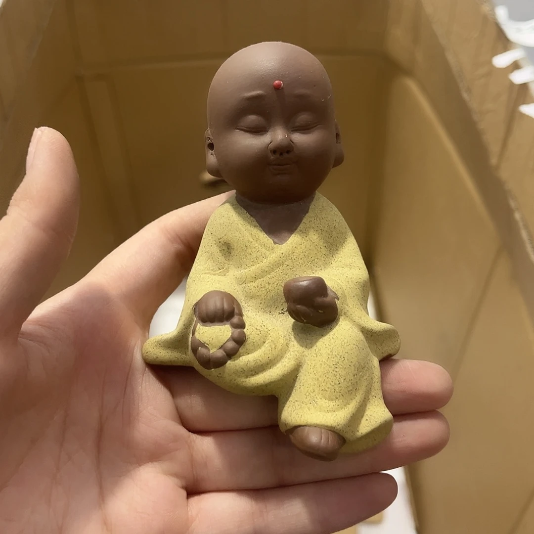 瓷片茶摆件工艺品摆件666