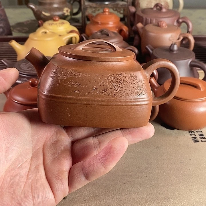 茶壶紫砂大*张紫砂的正品