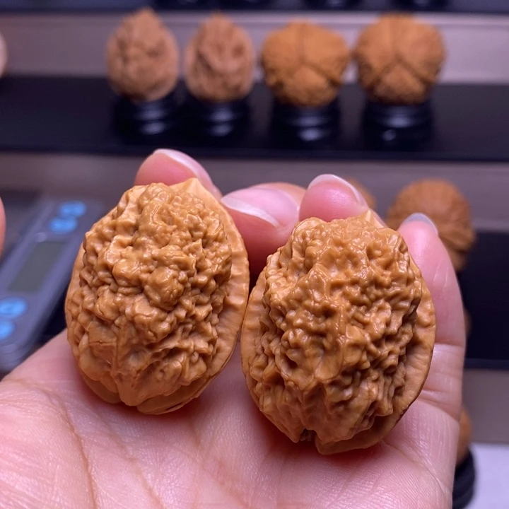 把件文玩核桃金麒麟9