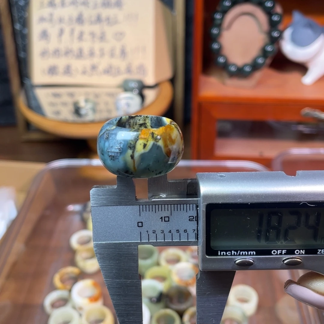 火***未镶嵌岫玉戒指181-18.3