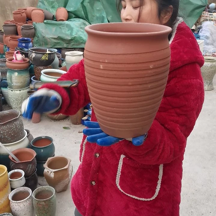 红陶口20高27瑕疵