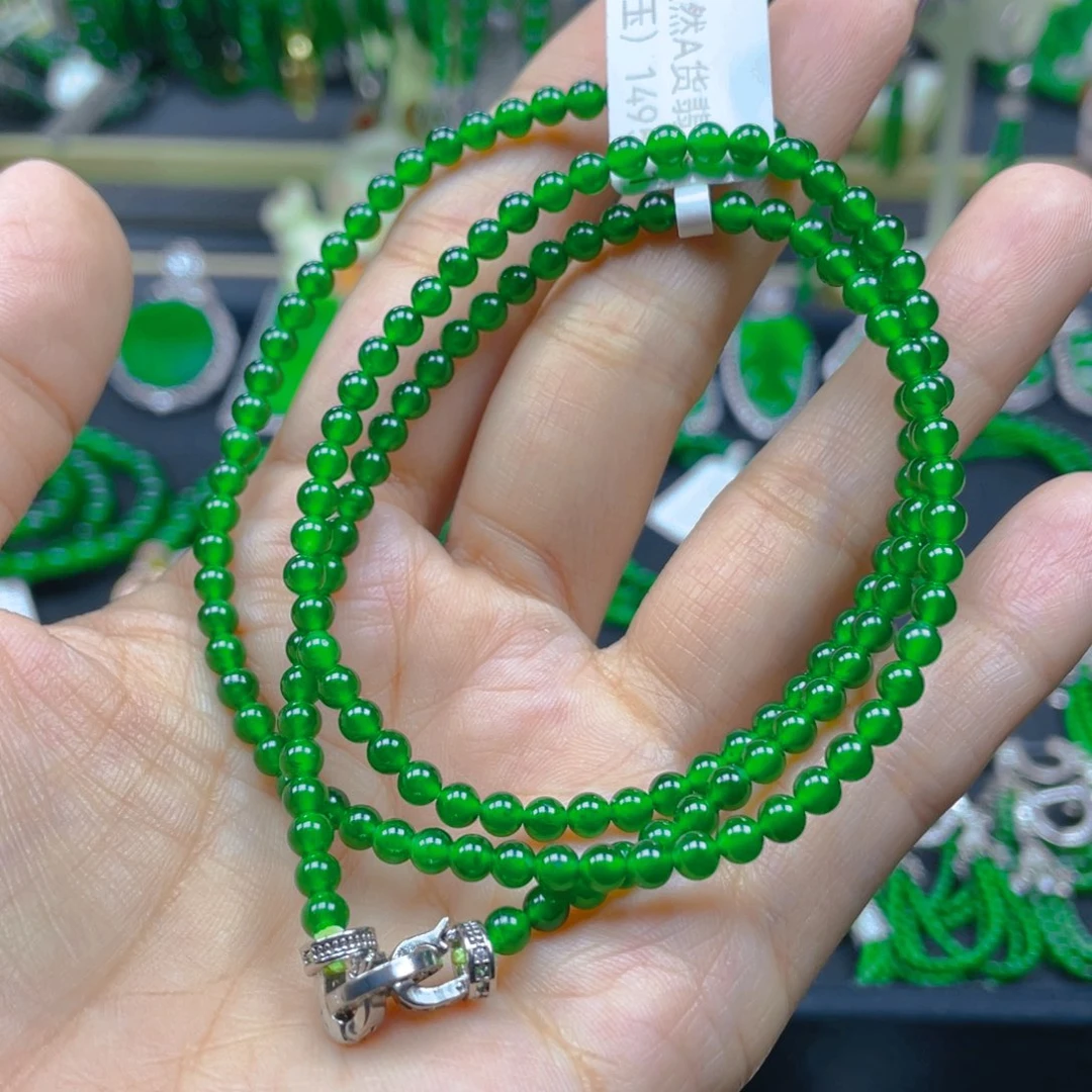 颈饰未镶嵌翡翠项链3.5