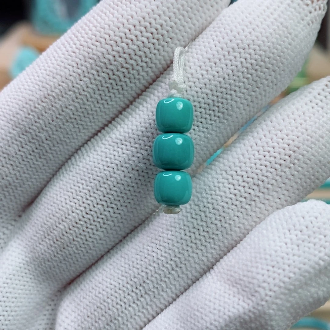 绿松石未镶嵌珠宝奇石6.6-7.3mm