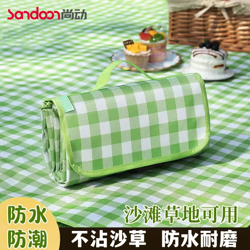 野餐垫防潮布户外露营便携防水加厚野炊沙滩郊游地垫草坪春游垫子