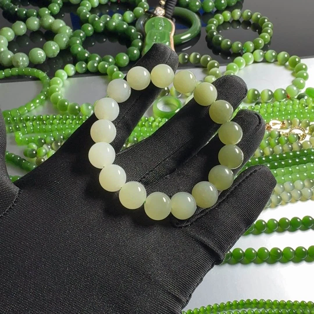 和田玉（白玉）手串未镶嵌