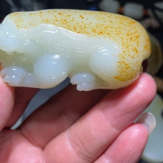 和田玉（白玉）未镶嵌玉牌C*Y