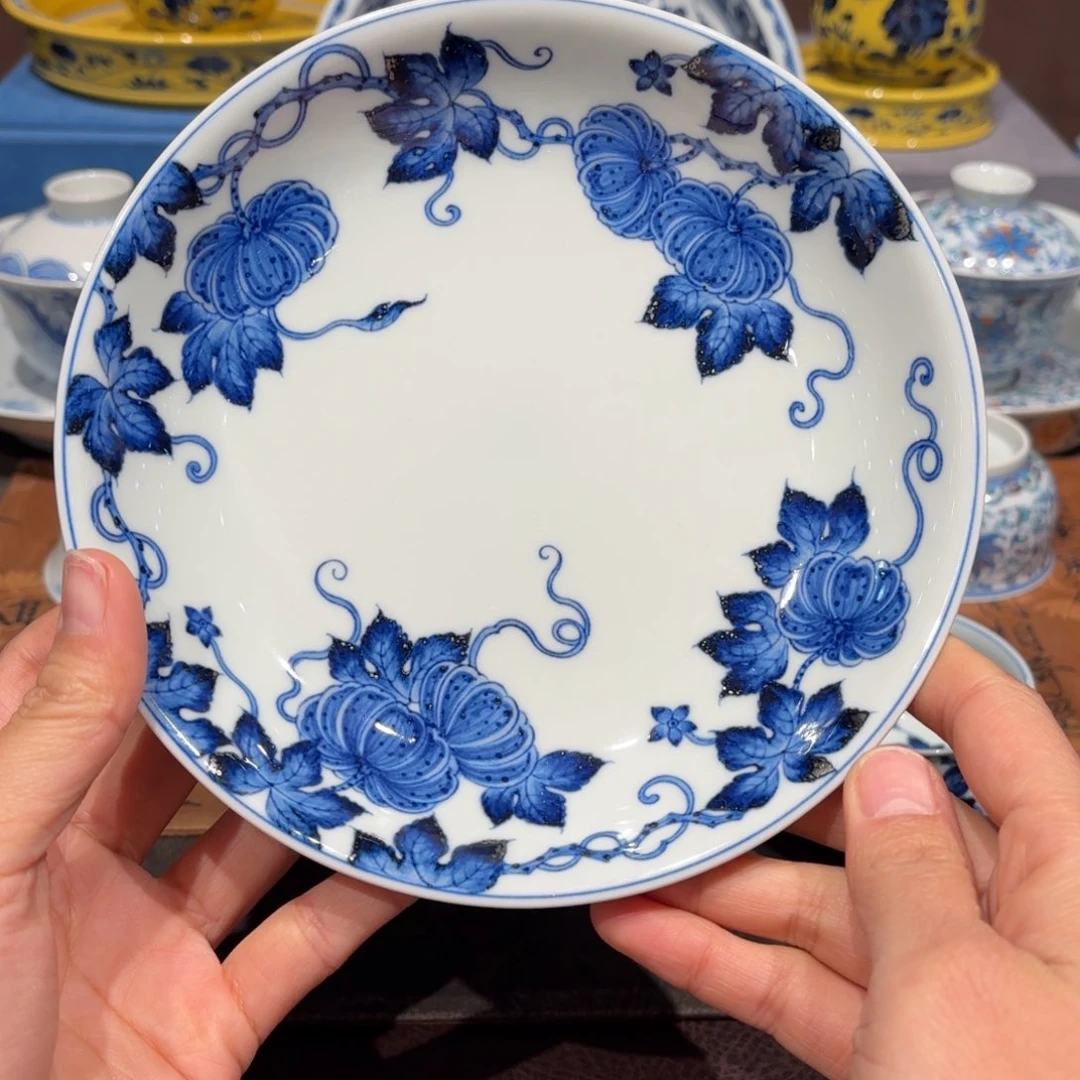 瓷片手工手绘陶瓷茶具