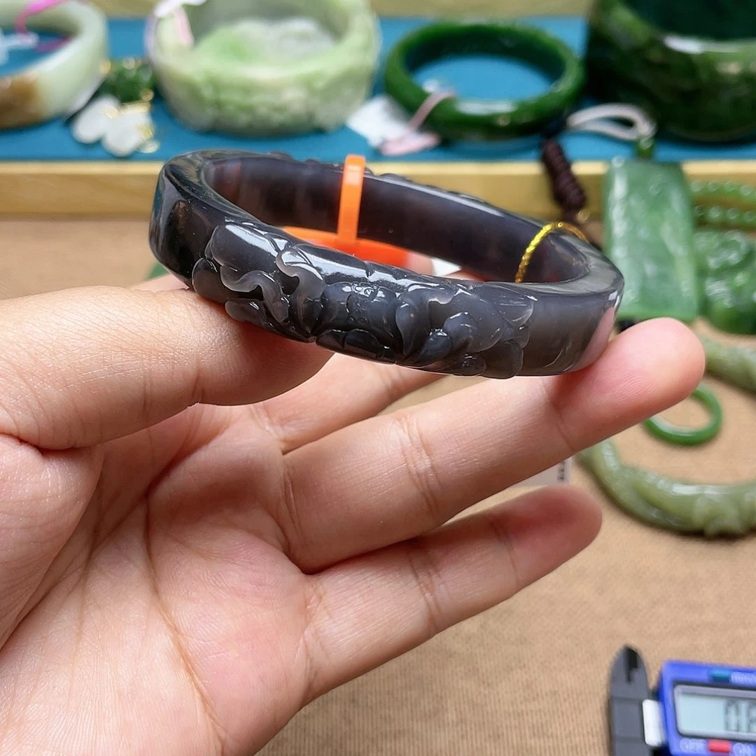 【闪购商品】和田玉手镯58圈口98未镶嵌