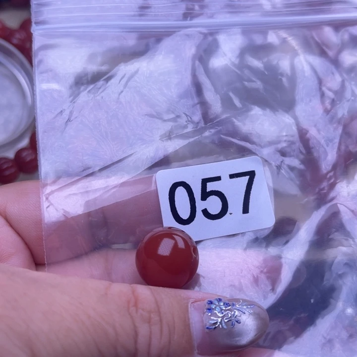 活***子南红玛瑙未镶嵌颈饰