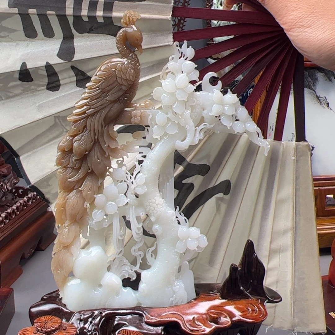 和田玉未镶嵌摆件