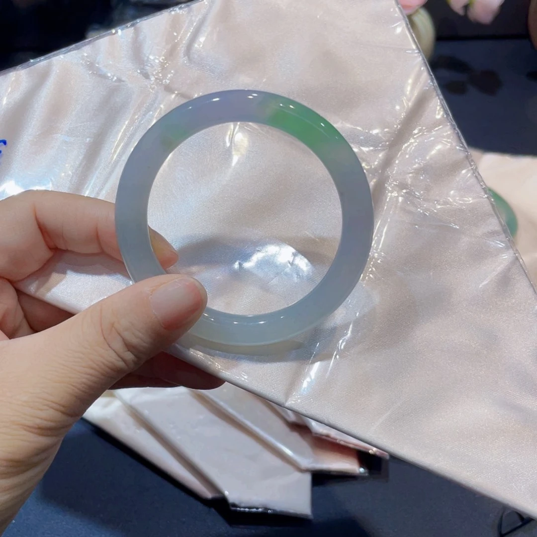 未镶嵌手镯翡翠翡翠手镯53圈