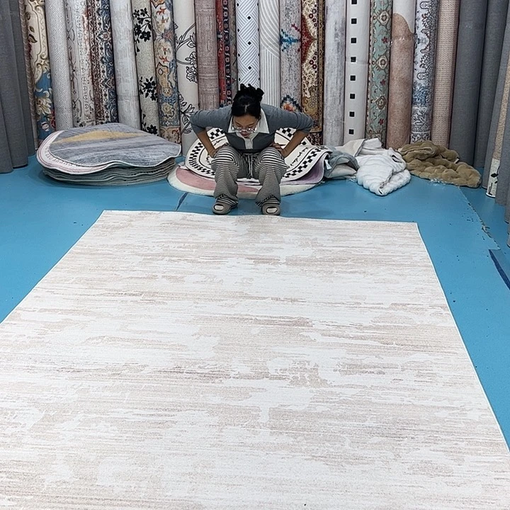 混纺200×300误差±1-3cm精编细砂仿羊绒棉布底微瑕