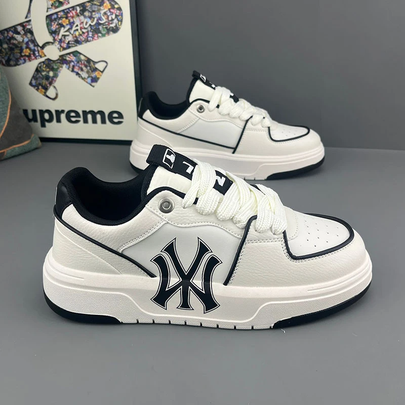 【DHBA官方正品】潮牌情侣小白鞋男女2025春季洋基队低帮鞋子男款