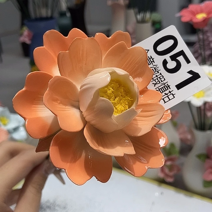 陶瓷纯手工捏花设计