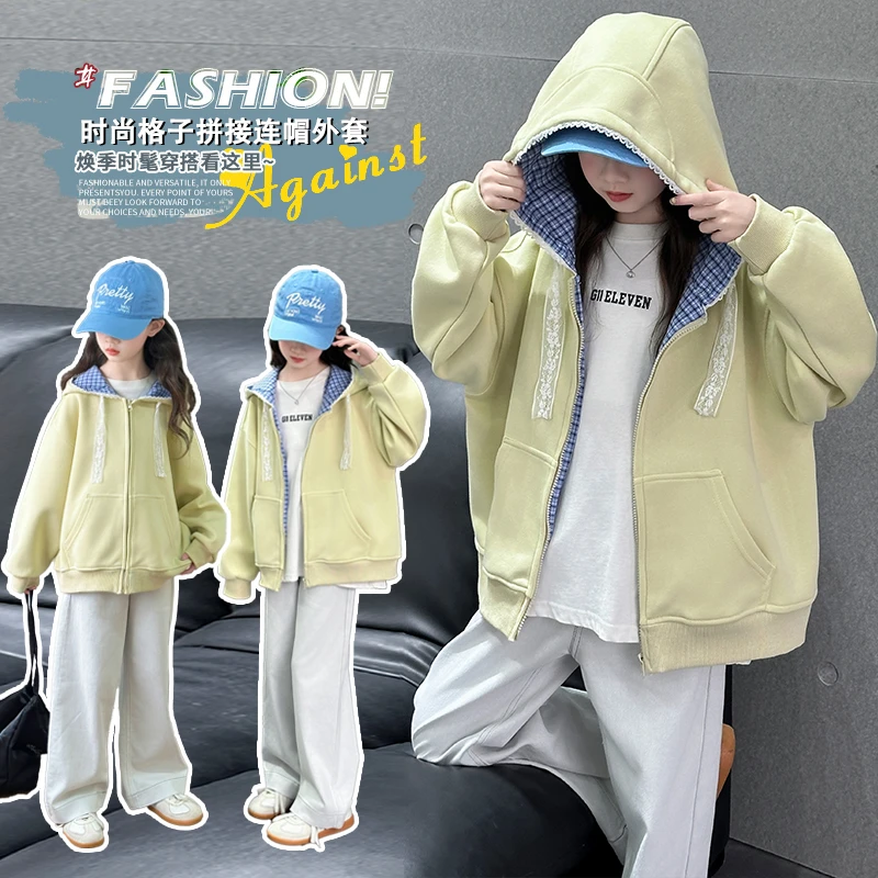 （外套）女童外套秋装棒球服2025新款春款网红中大童儿童装夹克