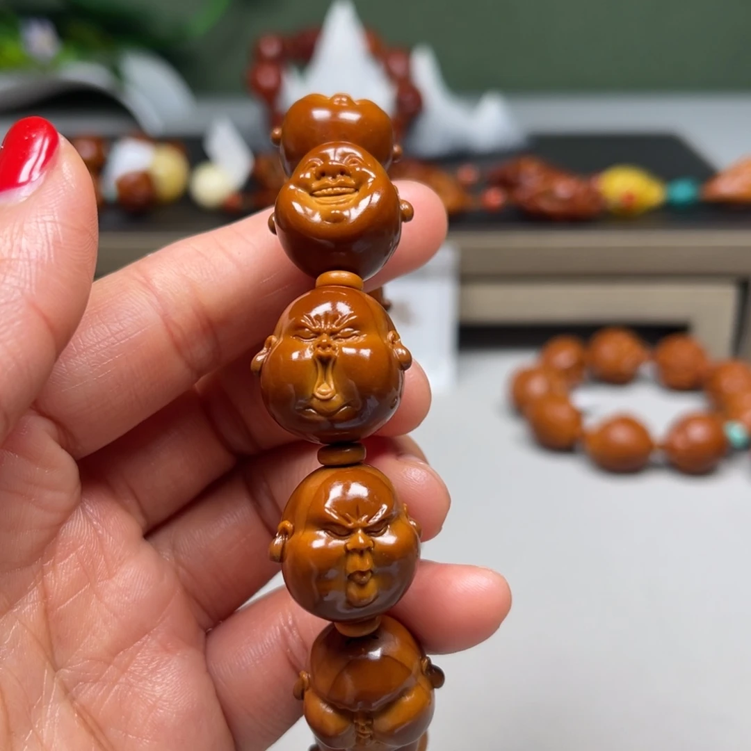 吊坠橄榄核百态手串